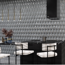 PLURIFY - 5X9 DIAMOND, FOSSIL, GLOSSY